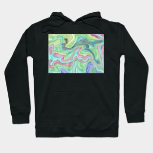 Pastel Melting Swirl Colorful Tie Dye Hoodie